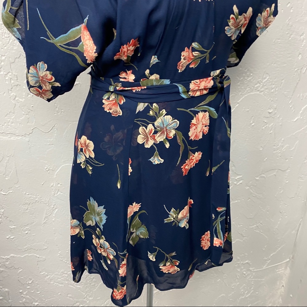 Reformation Lucas Blue Floral Dress - Picture 3 of 8